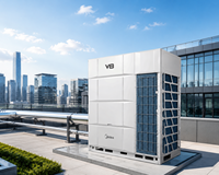 Système de climatisation VRF à pompe à chaleur Midea V8 Inverter, cassette de plafond IDU, système HVAC AC 8~22,4 kW