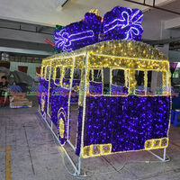 Autobús Luminoso Decorativo LED para Exteriores, Motivo 3D, para Festivales, Venta al Por Mayor