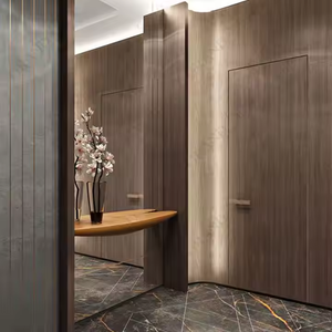 Shengda Porte secrète cachée moderne et écologique Décoration d'hôtel de villa Porte latérale invisible insonorisée étanche - Product Image 2