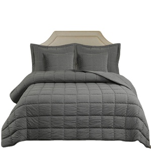 Edredón Moderno Personalizado Ecológico de Verano, Acolchado Doble, con Diseño de Cuadros, Tela Cation, para Bebés, Hoteles y Dormitorios - Product Image 2