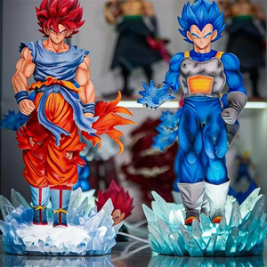 Nouvelle <span class=keywords><strong>figurine</strong></span> de manga JT, statue de personnage de dessin animé, Super Saiyan <span class=keywords><strong>Blue</strong></span> Vegeta DRAGON BAII, <span class=keywords><strong>figurine</strong></span> en PVC, jouets d'anime, cadeau - Product Image 1