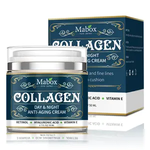 शीर्ष बेच उच्च गुणवत्ता Mabox ब्रांड प्राकृतिक विरोधी उम्र बढ़ने रेटिना विटामिन ई दिन और रात चेहरा कोलेजन क्रीम