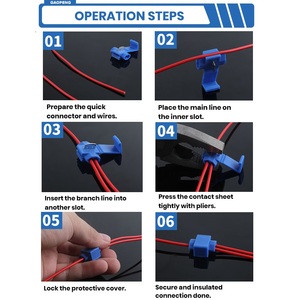 Gaopeng Groothandel Pp Scotch Lock Connectoren Elektrische Butt Quick Splice Draad Connector T Tap Geïsoleerde Terminals - Product Image 3