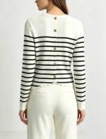 Pull en maille torsadée style rétro pour femme, col montant, bouton en métal à œillet, manches longues, chaud, automne-hiver