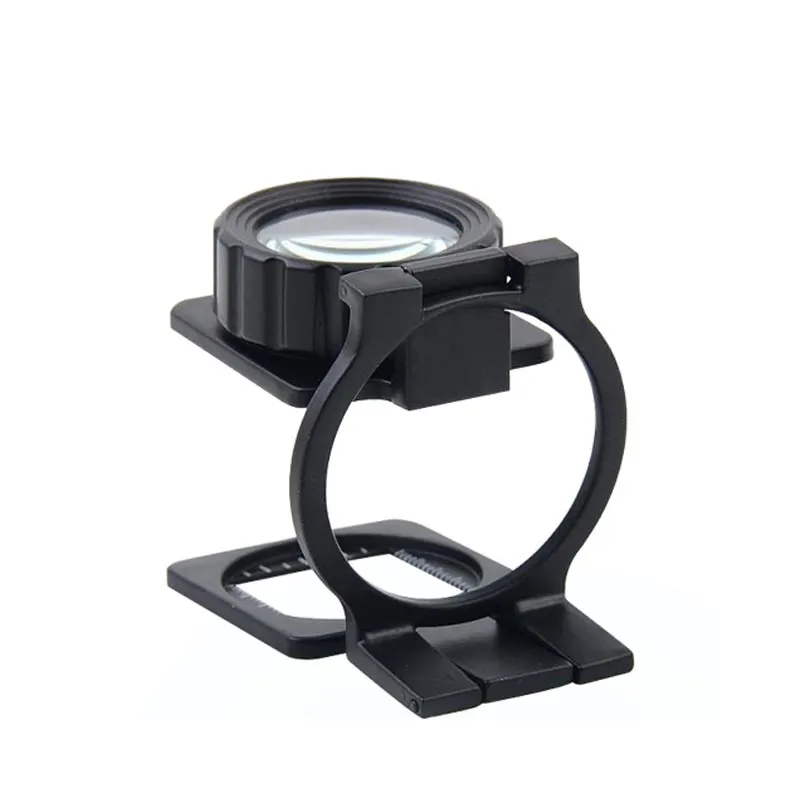 MG14108 15X Folding Magnifying Glass Linen Tester Thread Counter Printers Loupe