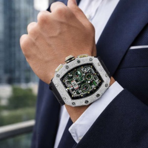 Luxury Unisex Moissanite Diamond ETA Quartz Sapphire Crystal Square <b>Case</b> <b>Watch</b> Yellow Gold Stainless Steel Analog Digital Full - Product Image 1