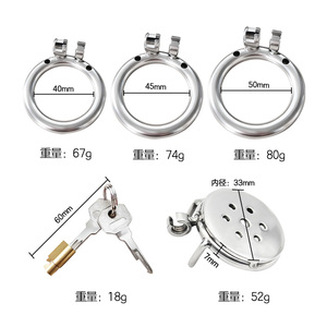 <span class=keywords><strong>Cage</strong></span> de <span class=keywords><strong>chasteté</strong></span> SEXBAY Rose Flat Small multi-tailles pour hommes, <span class=keywords><strong>cage</strong></span> à pénis, verrouillage de gode, anneau de pénis, jouet sexuel pour adultes LGBT - Product Image 4
