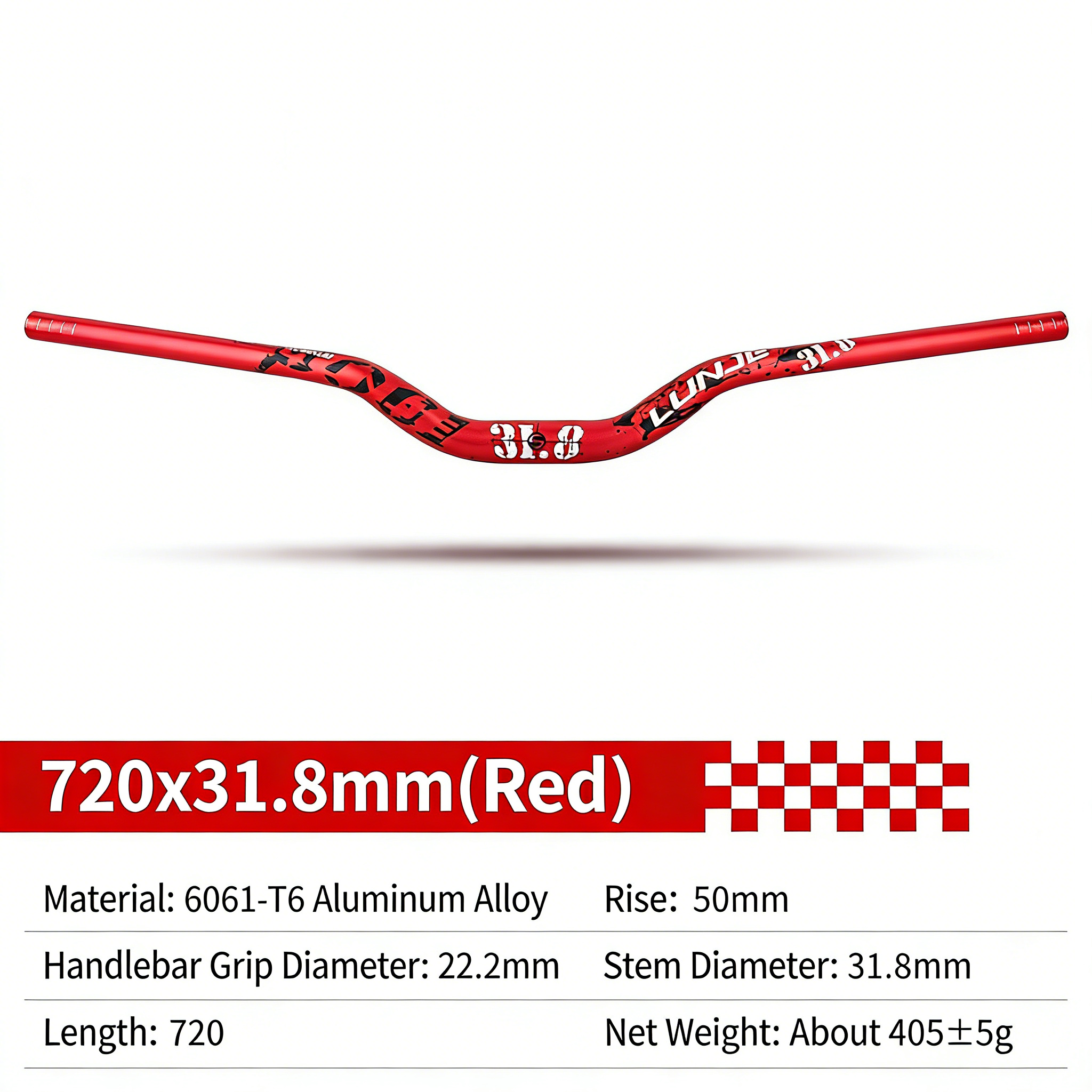 Black label red 31.8 * 720mm/50H lifting