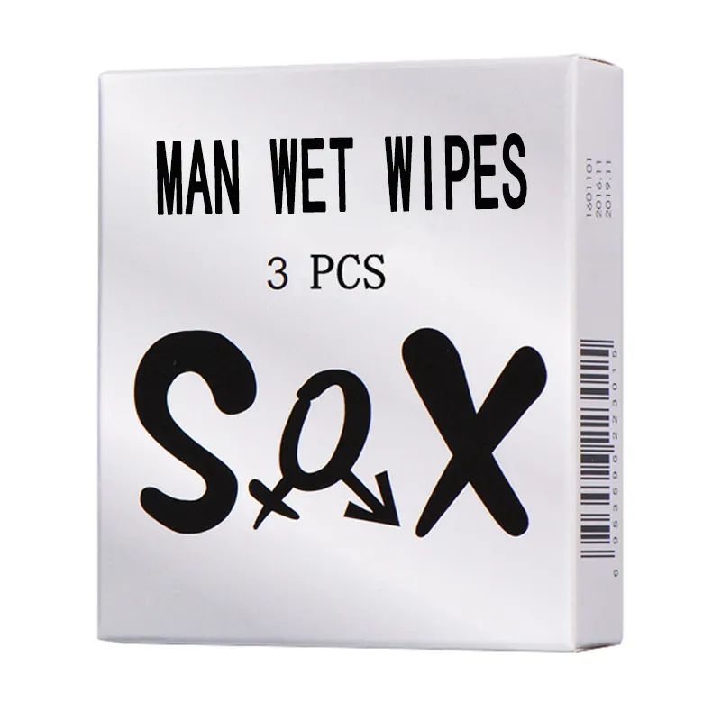 Male Long Time Lasting Products Men's Sex Extra Time-Lapse Delay Wipes