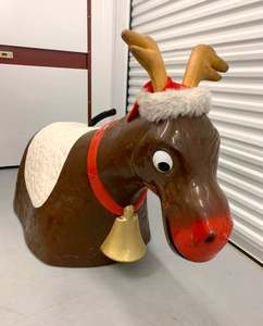 Commercial noël mécanique rodéo renne sport <span class=keywords><strong>jeu</strong></span> défi mécanique taureau équitation machine gonflable fou cowboy - Product Image 4