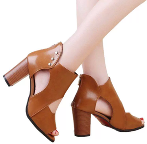 <span class=keywords><strong>Sandalias</strong></span> <span class=keywords><strong>Romanas</strong></span> de Tacón Alto con Diseño Peep Toe para Mujer, Última Moda en Calzado - Product Image 2