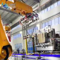 Machine d'emballage robotisée automatique intelligente pour cartons de boissons, bouteilles, canettes, sacs, barils – Robot de palettisation
