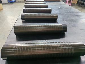 Жесткий анодированный алюминиевый холостой Конвейерный ролик, эксцентрическая конструкция, зубчатый подшипник, сердечник для полиграфической промышленности, насос, Коробка передач двигателя - Product Image 4