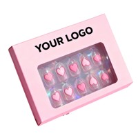 Cajas Modernas para Uñas Postizas, Logotipo Personalizado al por Mayor, Estuche para Uñas Ecológico con Protección UV