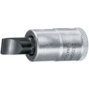 GEDORE - 6656570 1/2 ''Douille pour tournevis métrique à tête fendue-EAN 4010886665657 HAND SOCKETS 1/2" - Product Image 1