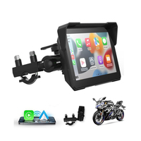7 pouces 4G WIFI Android 10 sans fil moto Carplay moniteur Android Auto double Bluetooth commande vocale Navigation musique