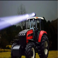 Nouveau projecteur de travail LED 45W 12V pour voiture, phare de camion 7 pouces, éclairage de toit universel pour véhicule tout-terrain, 4500 lumens 6000K