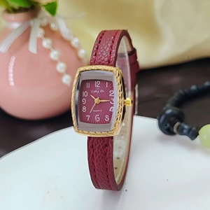 <span class=keywords><strong>Orologio</strong></span> <span class=keywords><strong>da</strong></span> Donna Dorato di Tendenza, 7 Colori, Quadrante Rettangolare, Cinturino in Pelle Testurizzata, Lussuoso <span class=keywords><strong>Orologio</strong></span> <span class=keywords><strong>da</strong></span> <span class=keywords><strong>Polso</strong></span> per l'Africa - Product Image 4