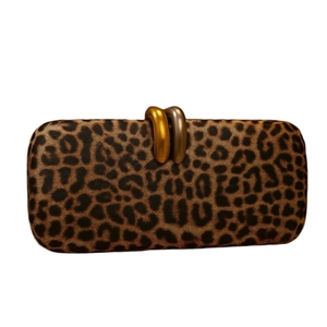 Women Solid PU Evening Bag Elegant Two Tone Closure Clutch Purse Versatile Chain Strap Handbag for Formal Occasions - Product Image 1