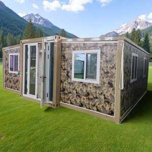 <span class=keywords><strong>Maison</strong></span> conteneur de luxe extensible, <span class=keywords><strong>maison</strong></span> préfabriquée pliable, cabane modulaire mobile 20 pieds 40 pieds - Product Image 4