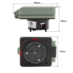 30A 125V <span class=keywords><strong>NEMA</strong></span> <span class=keywords><strong>L6</strong></span>-<span class=keywords><strong>30C</strong></span> ổ cắm hộp PVC RV/ EV Ổ cắm điện Bảng điều chỉnh ổ cắm 125V đánh giá điện áp IP44 tường ổ cắm cho công nghiệp sử dụng - Product Image 2