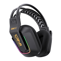 ONIKUMA GT828 para 5.4 USB Tipo-C, Auriculares para Juegos con Cable e Inalámbricos de Modo Dual, Cancelación de Ruido Ambiental, para Deportes y Viajes