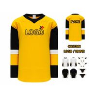 Kaos Hoki Latihan Tim Pemuda Pria Desain Sublimasi Penuh Jersey Hoki Premium untuk Pertandingan