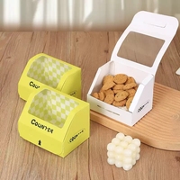 Keks- und Gebäckverpackungen: Selbstaufrichtende, anpassbare Einweg-Verpackungsboxen aus lebensmittelechtem Material für Gebäck, Macarons und Schokoladengeschenke