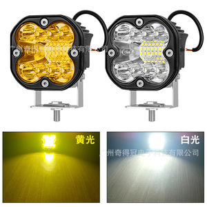 66W <b>LED</b> <b>Work</b> <b>Light</b> 6000Lm White Yellow Off-Road Vehicle Modification <b>Light</b> 9-36V Universal Fit - Product Image 5