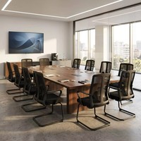 Chaise de bureau pour visiteurs avec dossier en tissu maillé noir et base en plastique |   Siège ergonomique rembourré avec appui-tête réglable et pivotant pour conférence