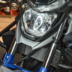Cubierta de extensión de cono de Nariz de pico delantero de motocicleta XXUN para <span class=keywords><strong>Yamaha</strong></span> 2015 MT03 2016 2017 <span class=keywords><strong>2018</strong></span> 2019 Deflector inferior - Product Image 4