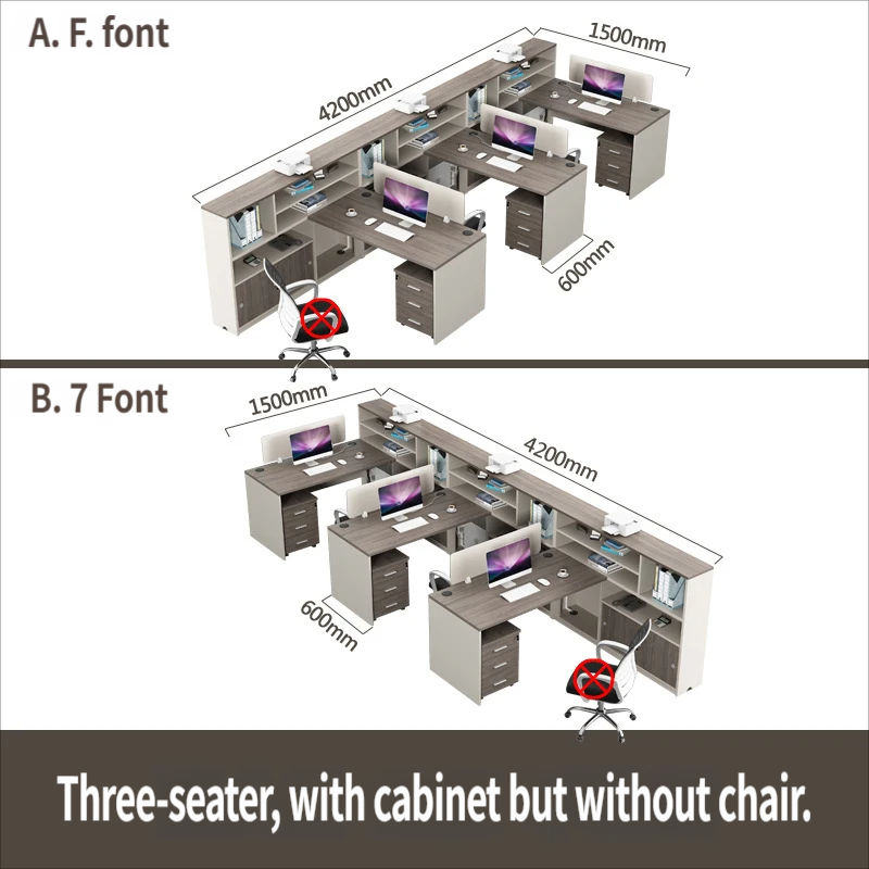 Canapé trois places avec meuble de rangement intégré, sans fauteuil.