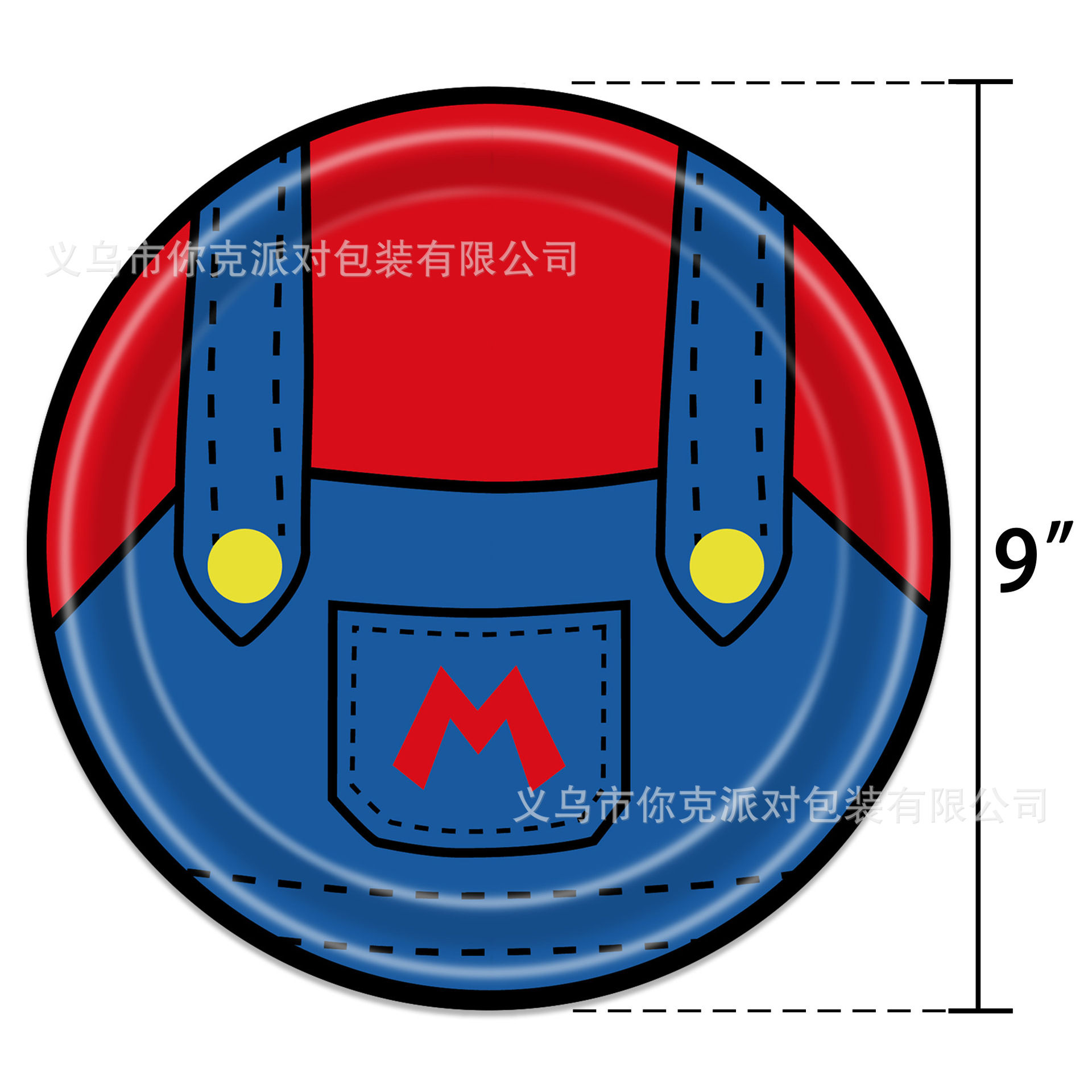 9-Inch Red Strap/20PCs