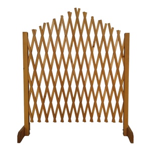 Le cadre de support de plantes naturelles de jardin extérieur peut être une clôture rétractable en bois personnalisée - Product Image 1