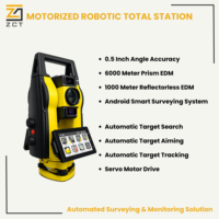 Estación Total de Topografía para Construcción: Instrumento para Diseño de Edificios, Traslape de Vías y Medición de Alturas