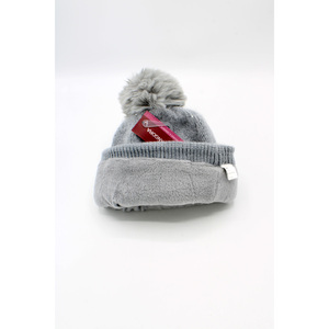 Patterned Grey <b>Fabric</b> Bonnet 13189 Womens Hair Protection Headwear For Nighttime Care And Daytime Styling - Product Image 3