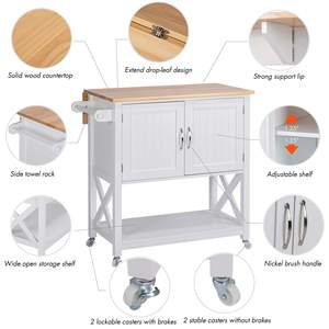 Îlot <span class=keywords><strong>de</strong></span> <span class=keywords><strong>cuisine</strong></span> <span class=keywords><strong>sur</strong></span> <span class=keywords><strong>roulettes</strong></span> Combohome, chariot <span class=keywords><strong>de</strong></span> <span class=keywords><strong>cuisine</strong></span> roulant avec armoire <span class=keywords><strong>de</strong></span> <span class=keywords><strong>rangement</strong></span>, <span class=keywords><strong>petit</strong></span> îlot <span class=keywords><strong>de</strong></span> <span class=keywords><strong>cuisine</strong></span> avec plateau rabattable et étagère - Product Image 6