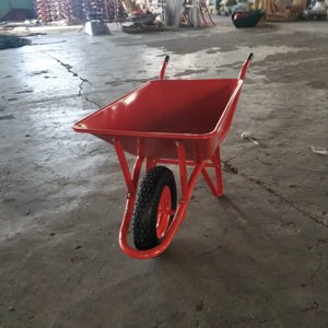 Carriola da Giardino in Metallo Resistente con Ruota Solida per Uso Edile e Agricolo - Product Image 3