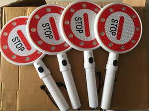 Segnale Luminoso LED Portatile Stop and Go, Luce Stroboscopica di Avvertimento per Controllo del Traffico - Product Image 2