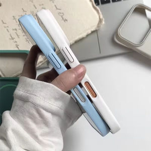 Étui de téléphone magnétique fin antichoc tendance pour PC, compatible avec 17 Pro Max 16 15 14 13, avec porte-cartes et plusieurs couleurs - Product Image 5