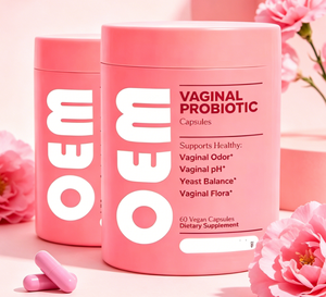 Cápsulas Probióticas <span class=keywords><strong>Vaginales</strong></span> OEM que Ayudan a Mantener un pH Saludable, una Flora Equilibrada, el Control del Olor y la Equilibrio de la Hongosíase, Bienestar Íntimo Femenino, Marca Privada OEM - Product Image 1