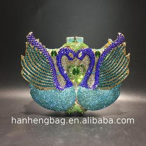 Bolso de Noche de Metal con Forma de Oso de Alta Calidad, con Cristales y Diamantes, para Bodas y Eventos, Cartera de Mano con Incrustaciones de Diamantes - Product Image 3