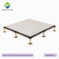 Plancher surélevé antistatique ESD Woodcore pour salle informatique, salle de serveurs, centre de données SENMAI