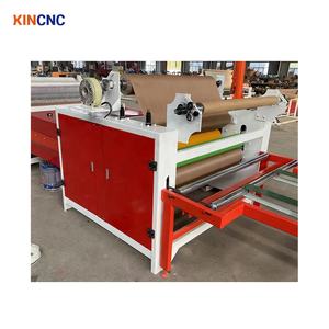 KINCNC machine à bois feuille de finition papier double face <span class=keywords><strong>film</strong></span> pvc mdf machine à coller le papier - Product Image 5