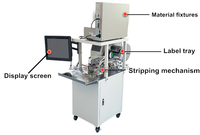 Machine à étiqueter semi-automatique précise pour étiquettes de fil, étiquettes de tube, étiquettes de fil USB, étiquettes de dossier, étiquettes de cure-dent, machine à plier les autocollants