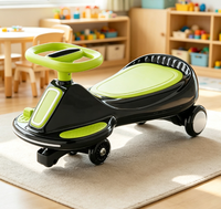 Voiture électrique pour enfants à 4 roues, 4 couleurs, avec fonctions de drift, de torsion et de balancement, en plastique, batterie rechargeable 12V, jouet pour tout-petits