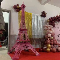 Grande tour Eiffel en fer forgé de grande taille pour la décoration de centres commerciaux et de maisons