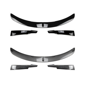 Amp Z Front Splitter And <b>Corner</b> <b>Protector</b> For Bmw 3 Series E90 E91 Lci M Sport 2009 2012 Carbon Fiber Texture Matte Finish - Product Image 2