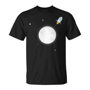 Camiseta Stellar Lumens XLM Beyond The Moon - Product Image 1
