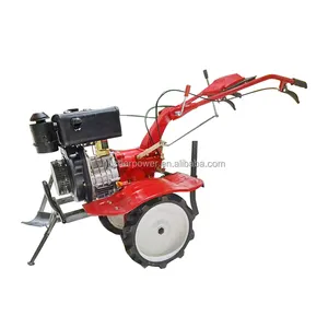 low speed gear box 6.5hp mini power tiller price list 10 18 hp 9hp 12hp electric starter with grass cutting machine